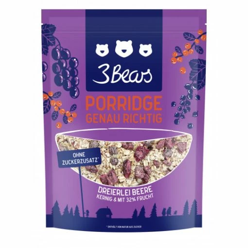 3 Bears Dreierlei Beere Porridge 400G -Kaffee-Tee Sales 3bears dreierlei beere porridge 400g