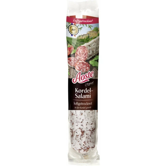 Aoste Kordel-Salami Luftgetrocknet 250G 1 Aoste Kordel-Salami Luftgetrocknet 250G