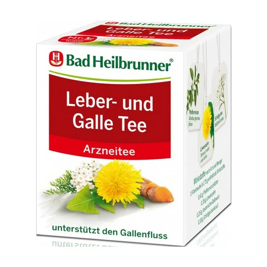 Bad Heilbrunner Leber & Galle Tee 8ST 14G 1 Bad Heilbrunner Leber & Galle Tee 8ST 14G