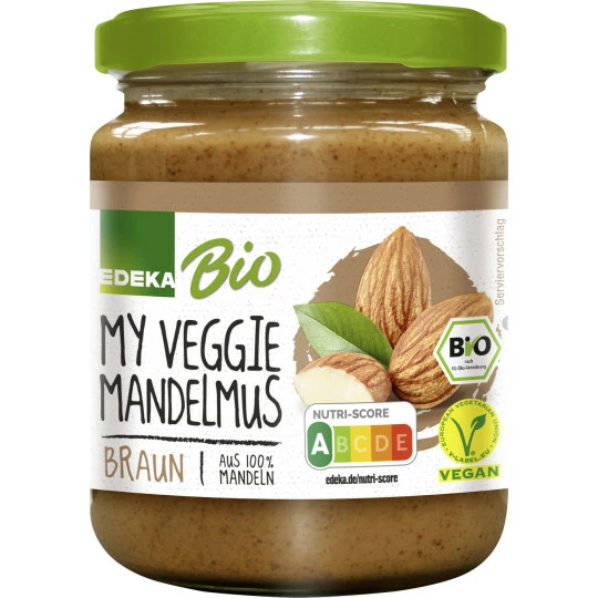 EDEKA Bio My Veggie Mandelmus Braun 250G 1 EDEKA Bio My Veggie Mandelmus Braun 250G