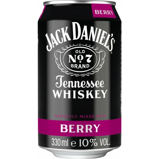Jack Daniel's Whiskey & Berry 0,33L 1 Jack Daniel's Whiskey & Berry 0,33L