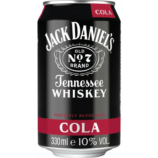 Jack Daniel's Whiskey & Cola 0,33L 1 Jack Daniel's Whiskey & Cola 0,33L