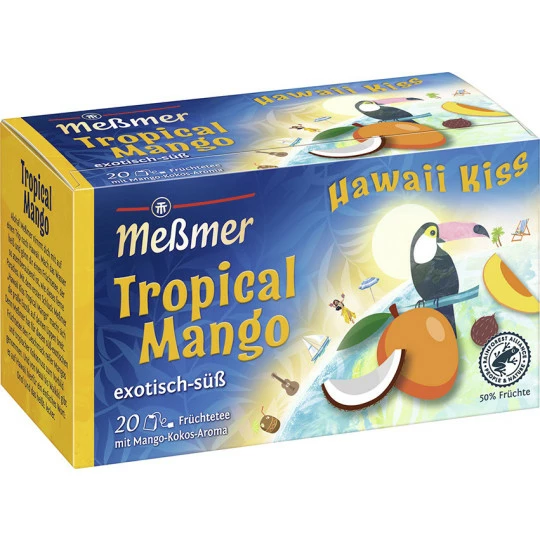 Meßmer Hawaii Kiss Tropical Mango 20ST 50G 1 Meßmer Hawaii Kiss Tropical Mango 20ST 50G