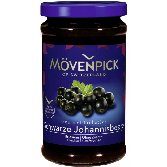 Mövenpick Gourmet-Frühstück Schwarze Johannisbeere 250G 1 Mövenpick Gourmet-Frühstück Schwarze Johannisbeere 250G